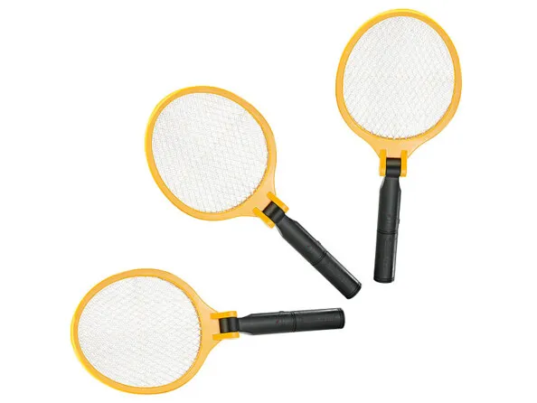 3 raquettes anti-insectes électriques pliables | Pour l'intérieur 