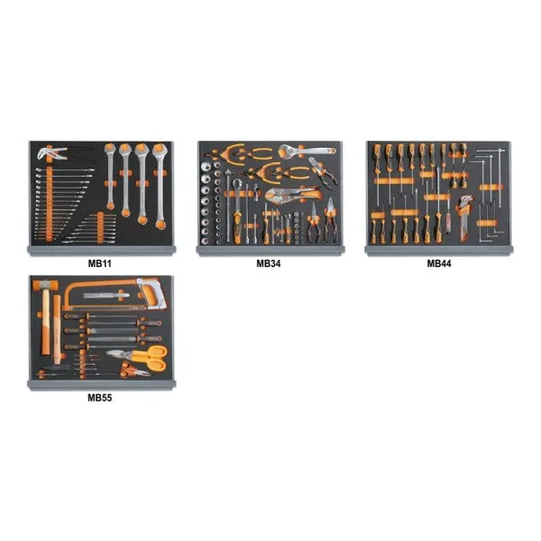 Assortimento 133 utensili manutenzioni industriali moduli morbidi Beta 5935VI/2MB