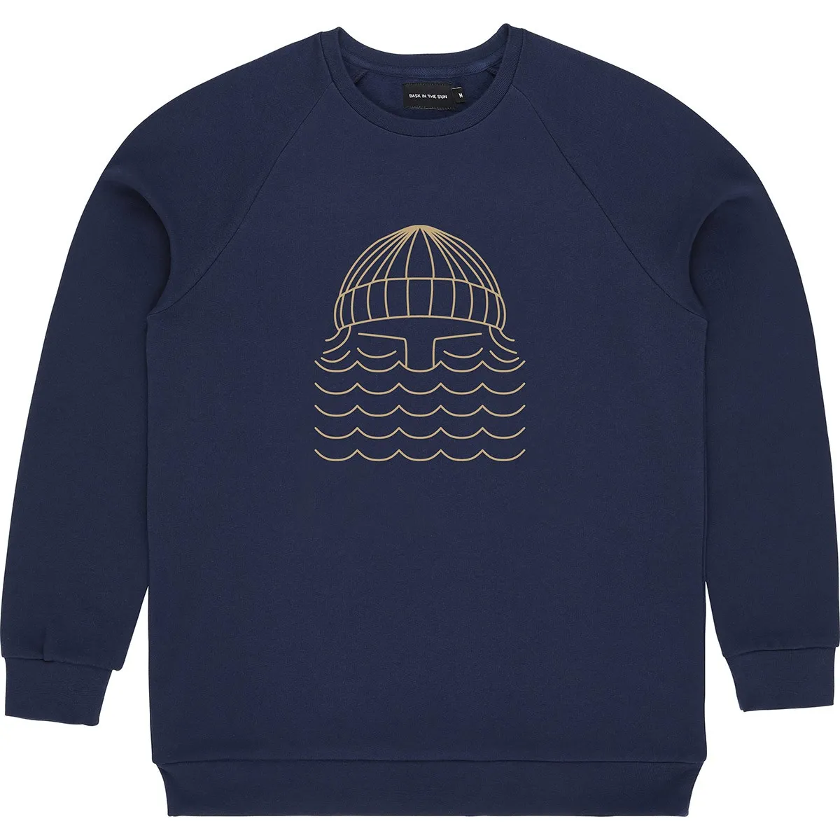 Bask in the sun - Sweat bleu marine To the sea