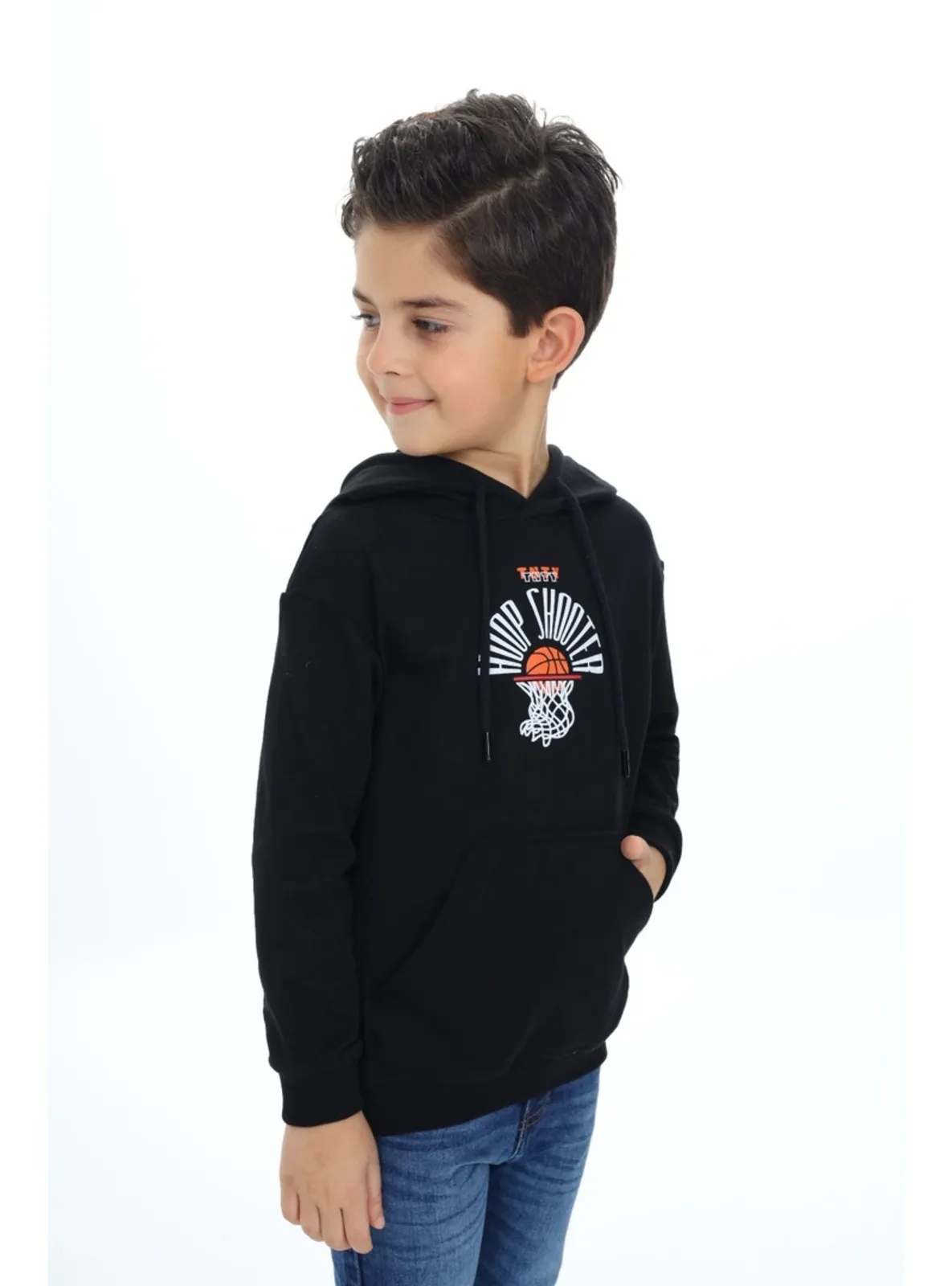 Black - Boys` Sweatshirt