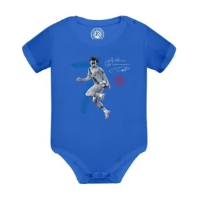 Body Bébé Manche Courte Bleu Antoine Griezmann Vintage Footballeur Foot Star