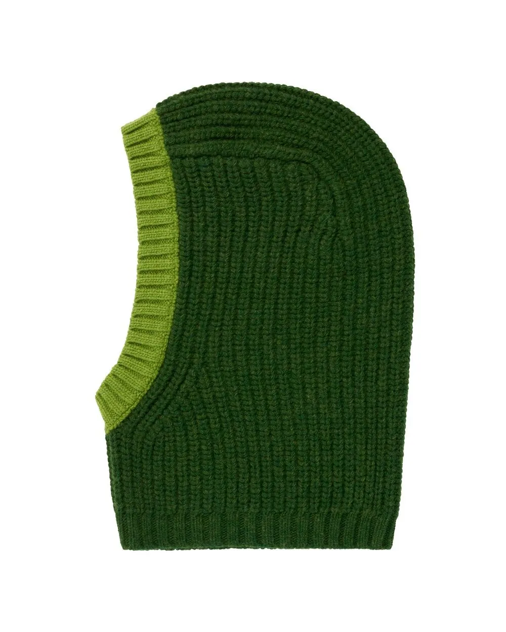 Bonnet en laine certifiée | vert "dark green jude balaclava - green" femme