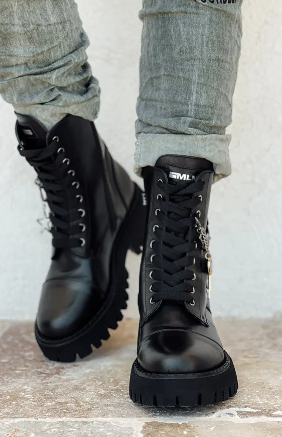 Bottines CHICAGO noires Meline Chaussures Bohèmes 
