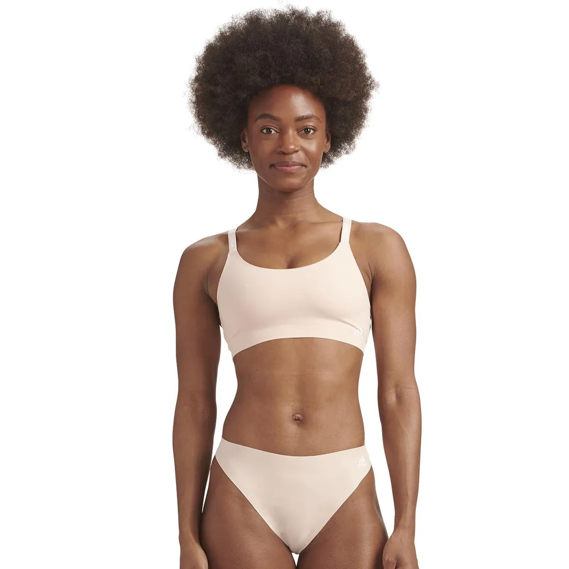Brassière femme Micro Free Cut Adidas orange | 3 Suisses