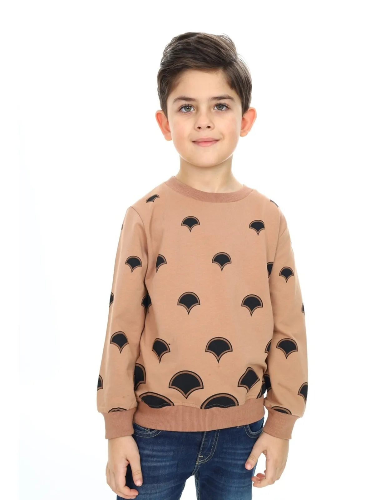 Brown - Boys` Sweatshirt