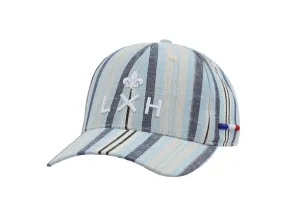 Casquette  Héritage  Motifs Rayés Bleu