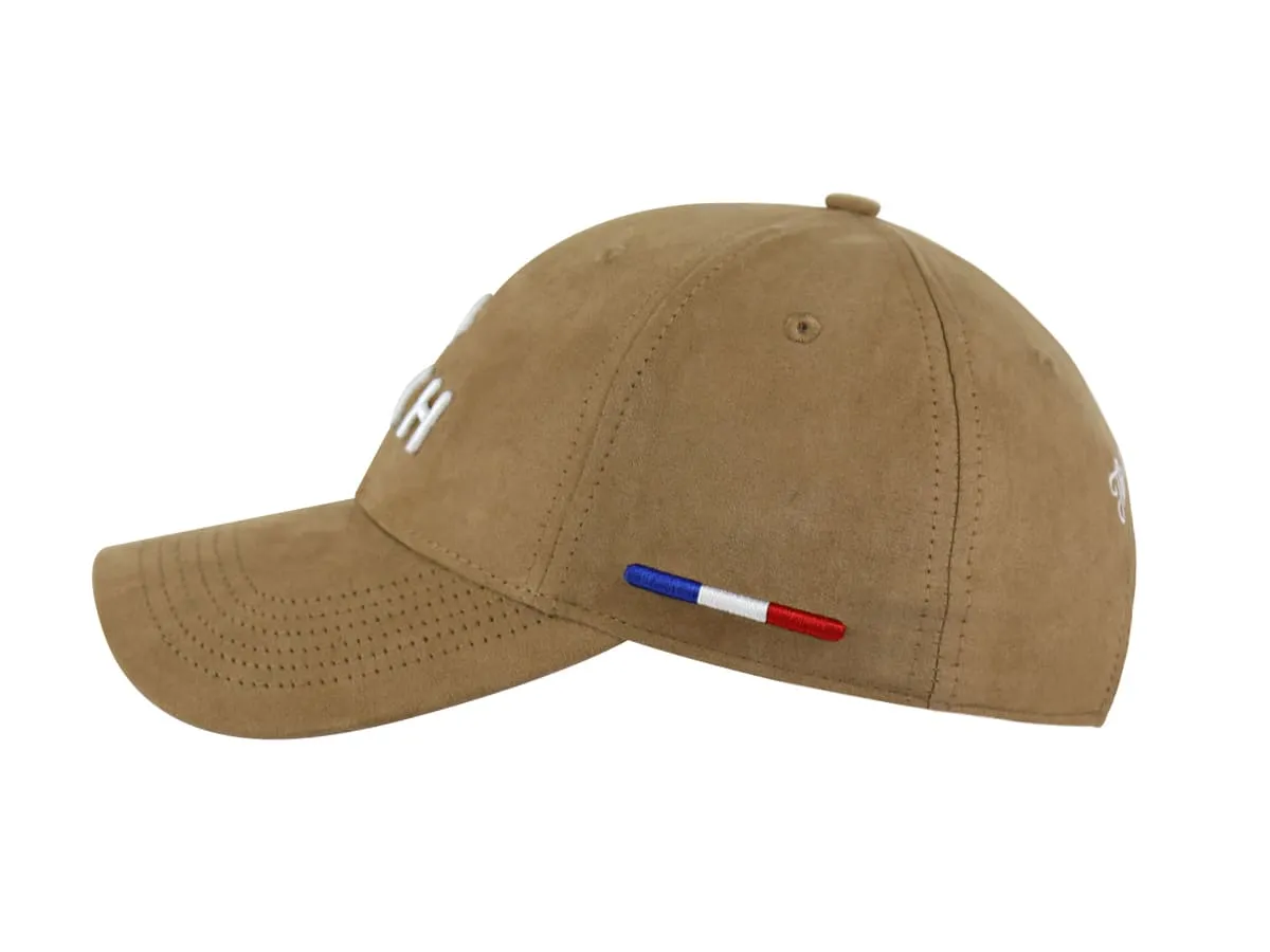 Casquette  Héritage  Suédine Camel