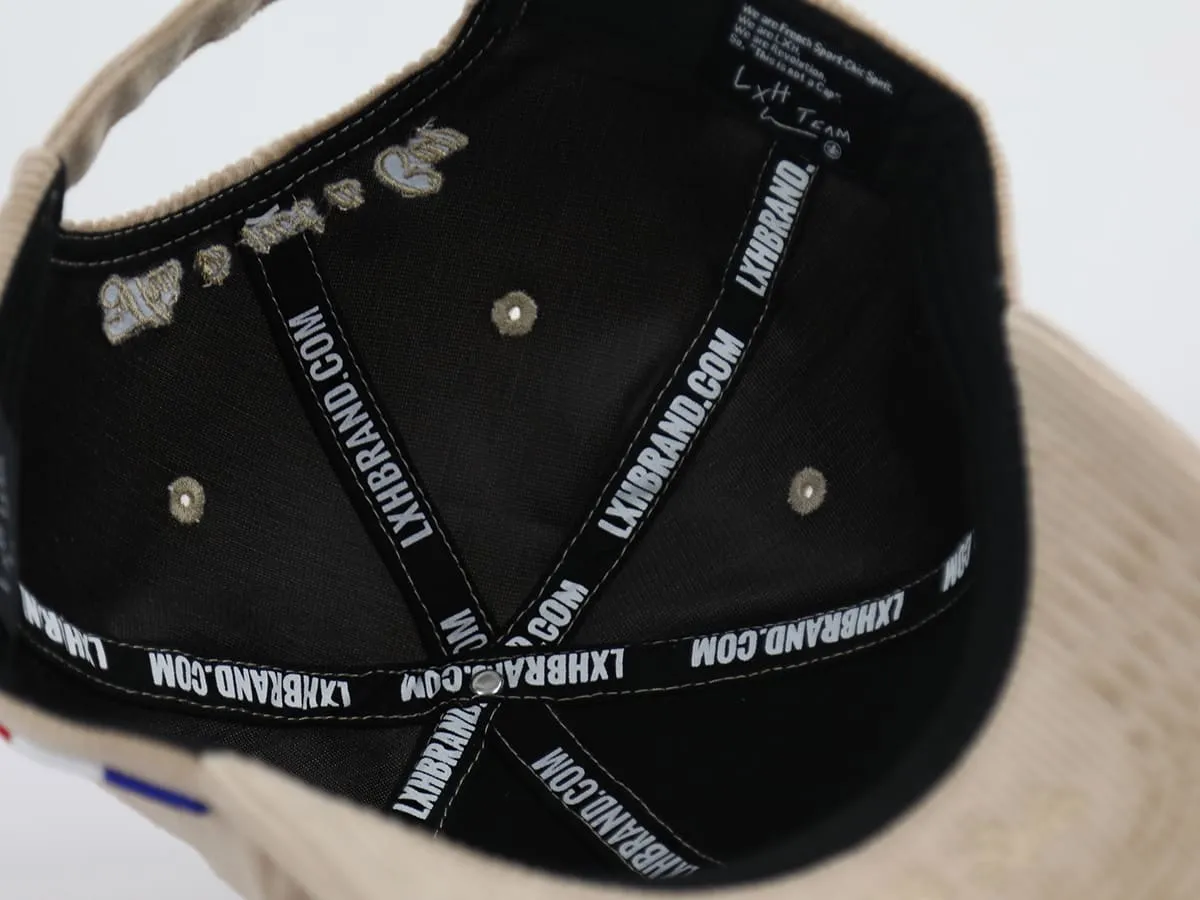 Casquette  Héritage  Velours Ctelé Full Taupe