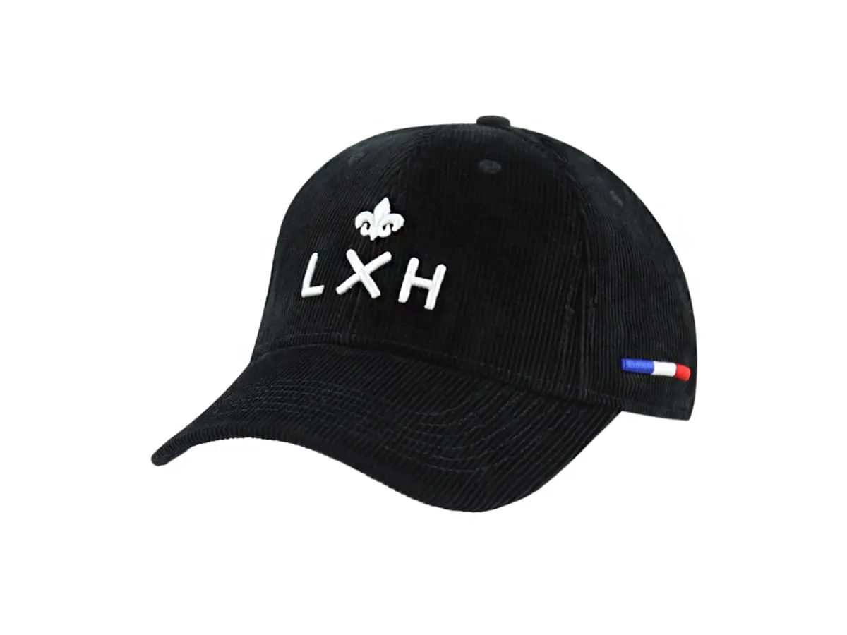 Casquette  Héritage  Velours Ctelé Noir