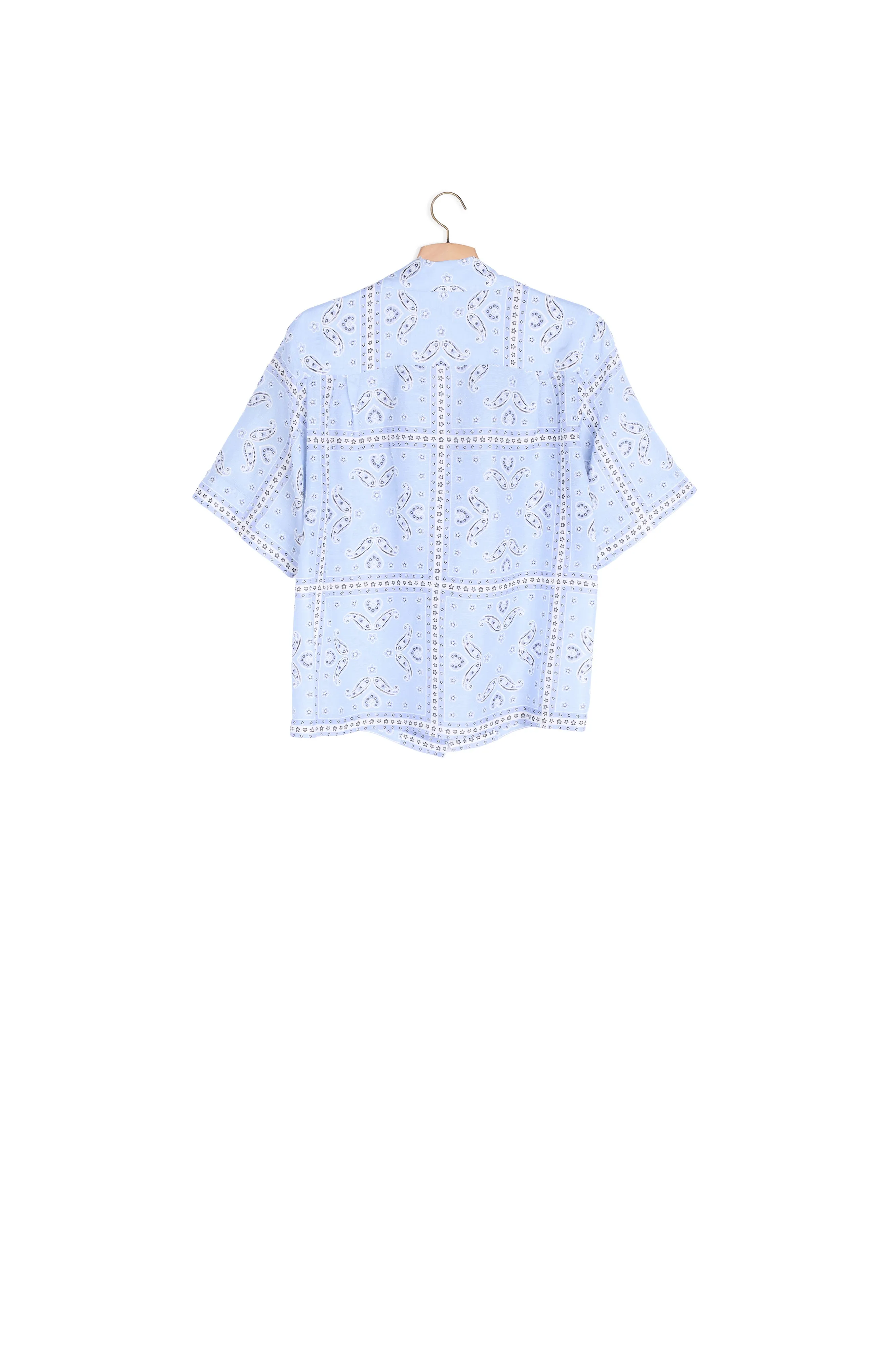 Chemise manches courtes imprimé bandana