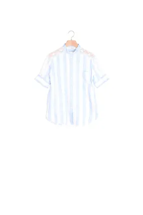 Chemise rayée en lin