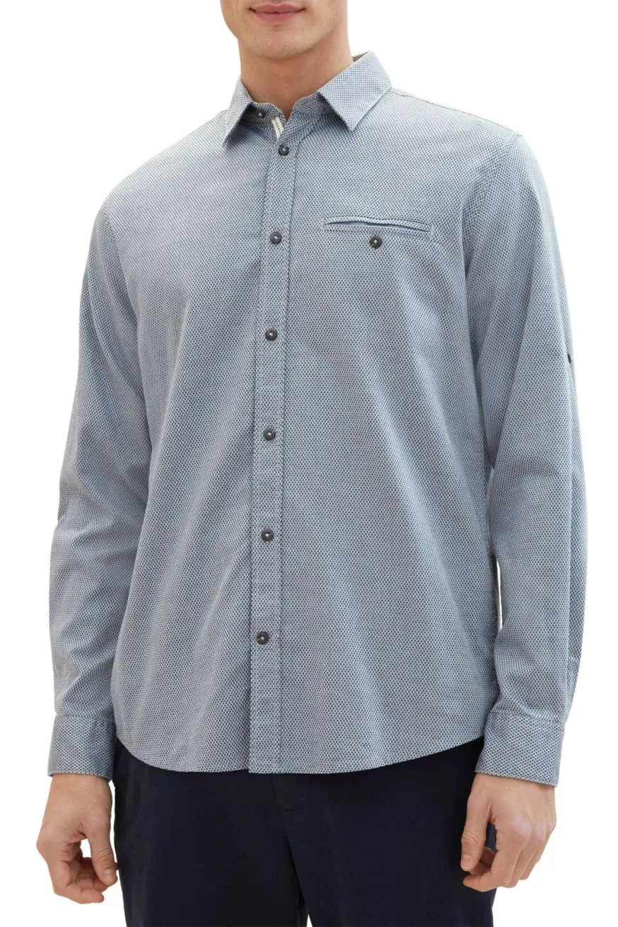 Chemise TOM TAILOR Navy Blue