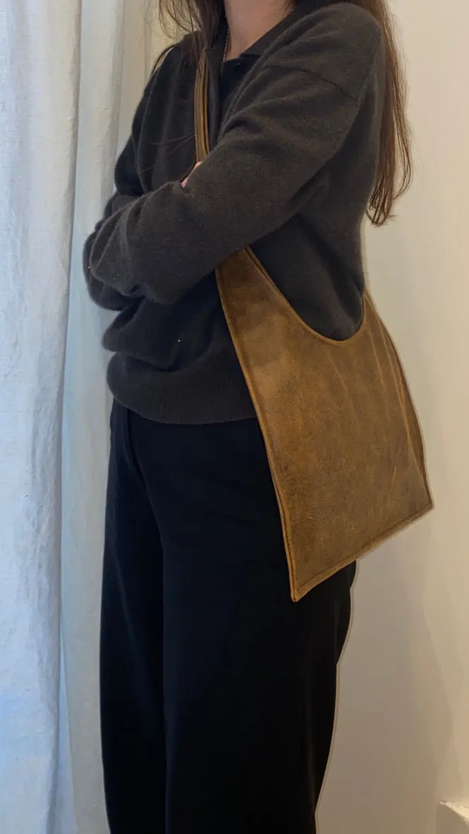 COGNAC CROSSBODY BAG
