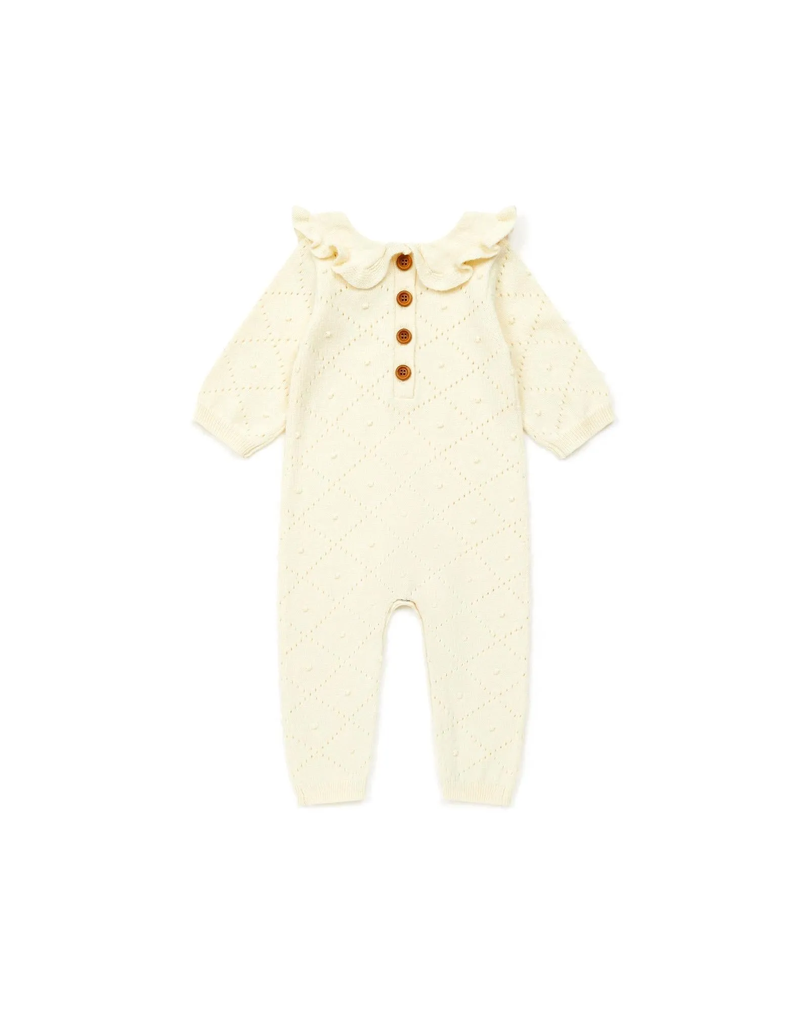 Combinaison - beige Bébé en tricot ajouré