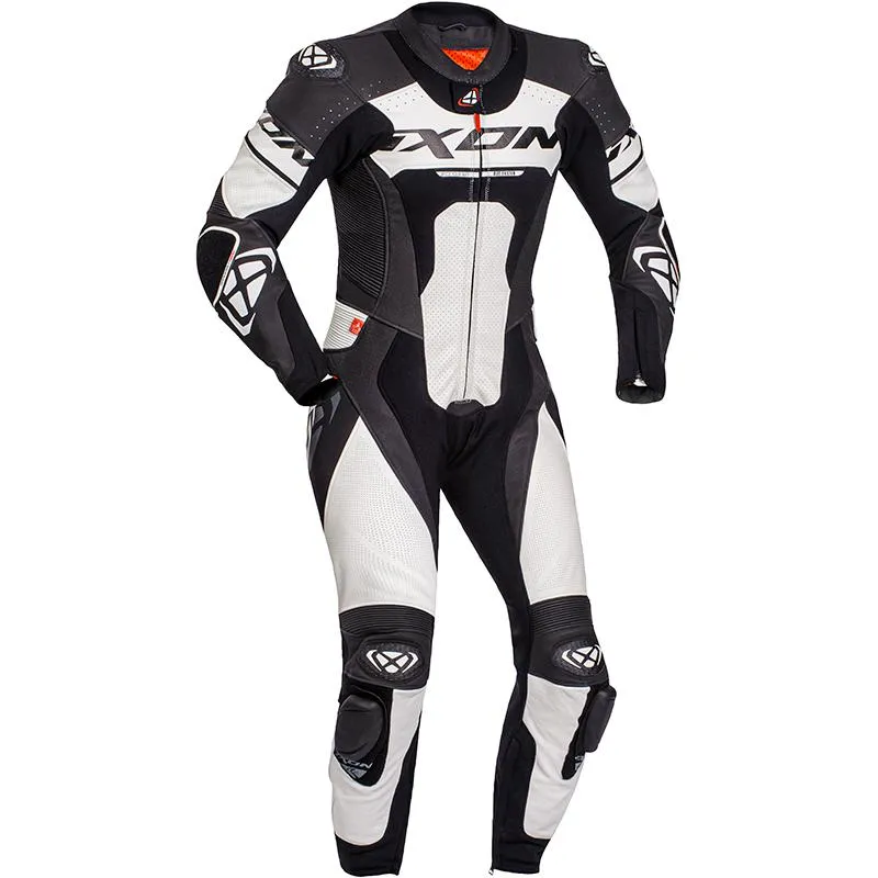 Combinaison JACKAL IXON noir/blanc - MAXXESS.FR, Combinaison cuir