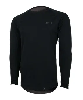 Couche de Base isolante MTNEASE | Polyester Recyclé Brossé | Homme Noir