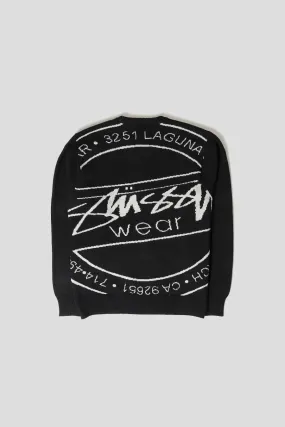 CREWNECK LAGUNA ICON NOIR