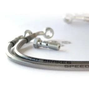 Durite d'embrayage d'aviation SPEEDBRAKES inox/raccord or Kawasaki VN 1500