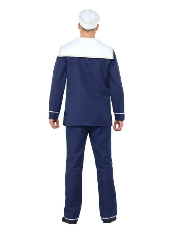 Déguisement de Marin Homme (haut, pantalon et bob)