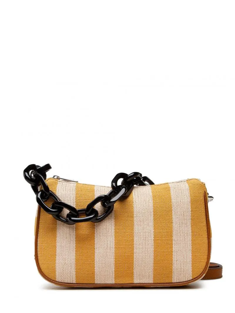 Furla Moon  Mini Sac À Main, Avec Bandoulière Tons Tournesol / Cognac H - Achetez À Prix Outlet!
