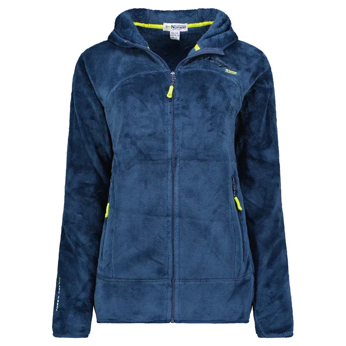 Geographical Norway Upalood Femme - Polaire zippée Marine