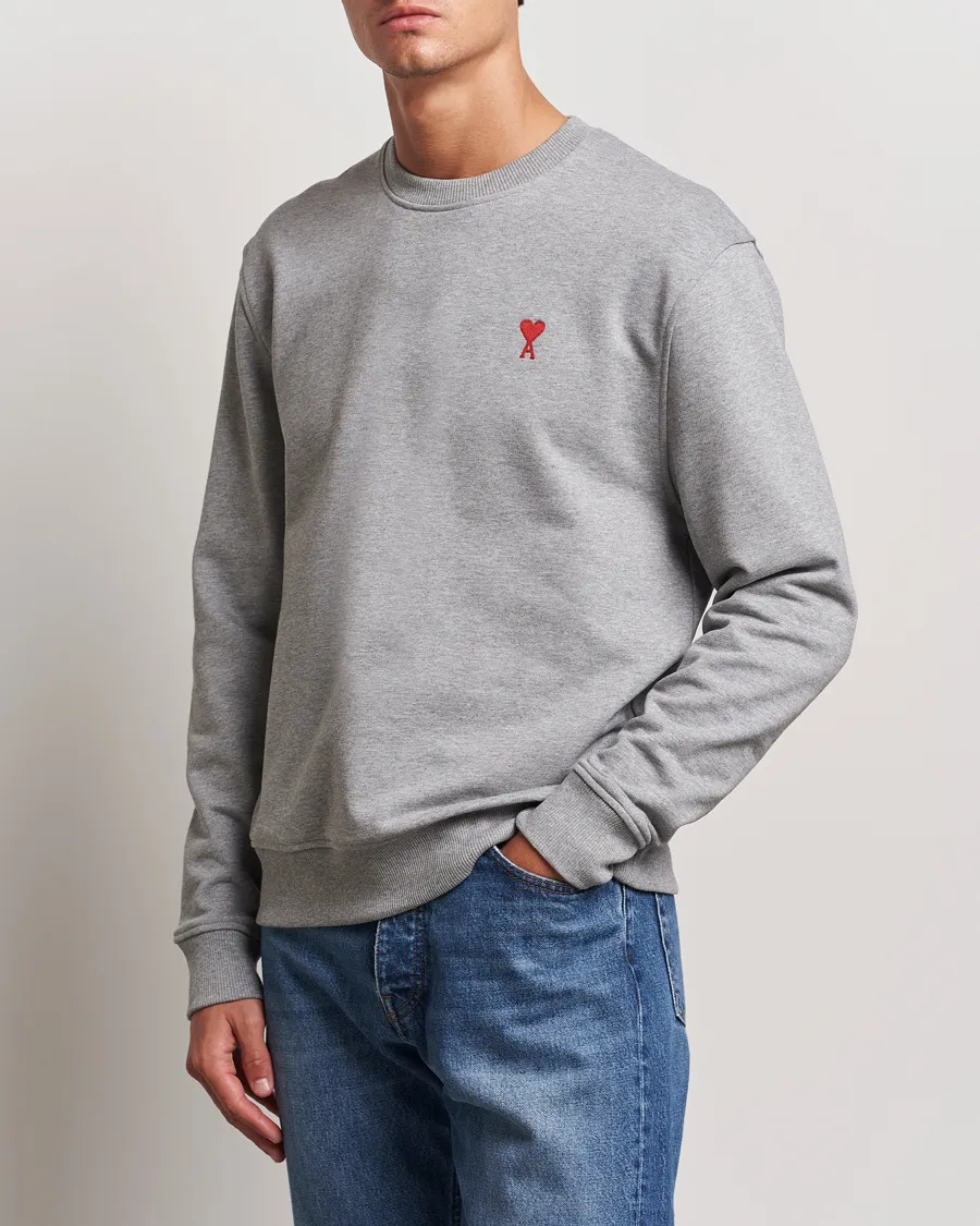 Heart Logo Sweatshirt Heather Grey