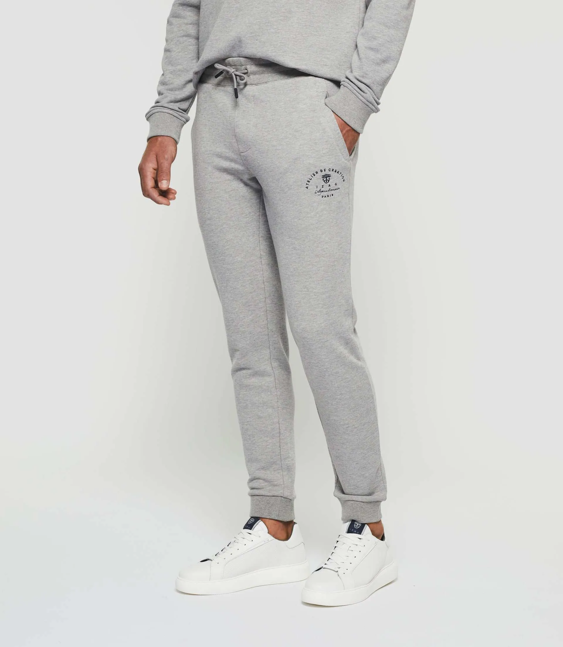 Jogging gris chiné 