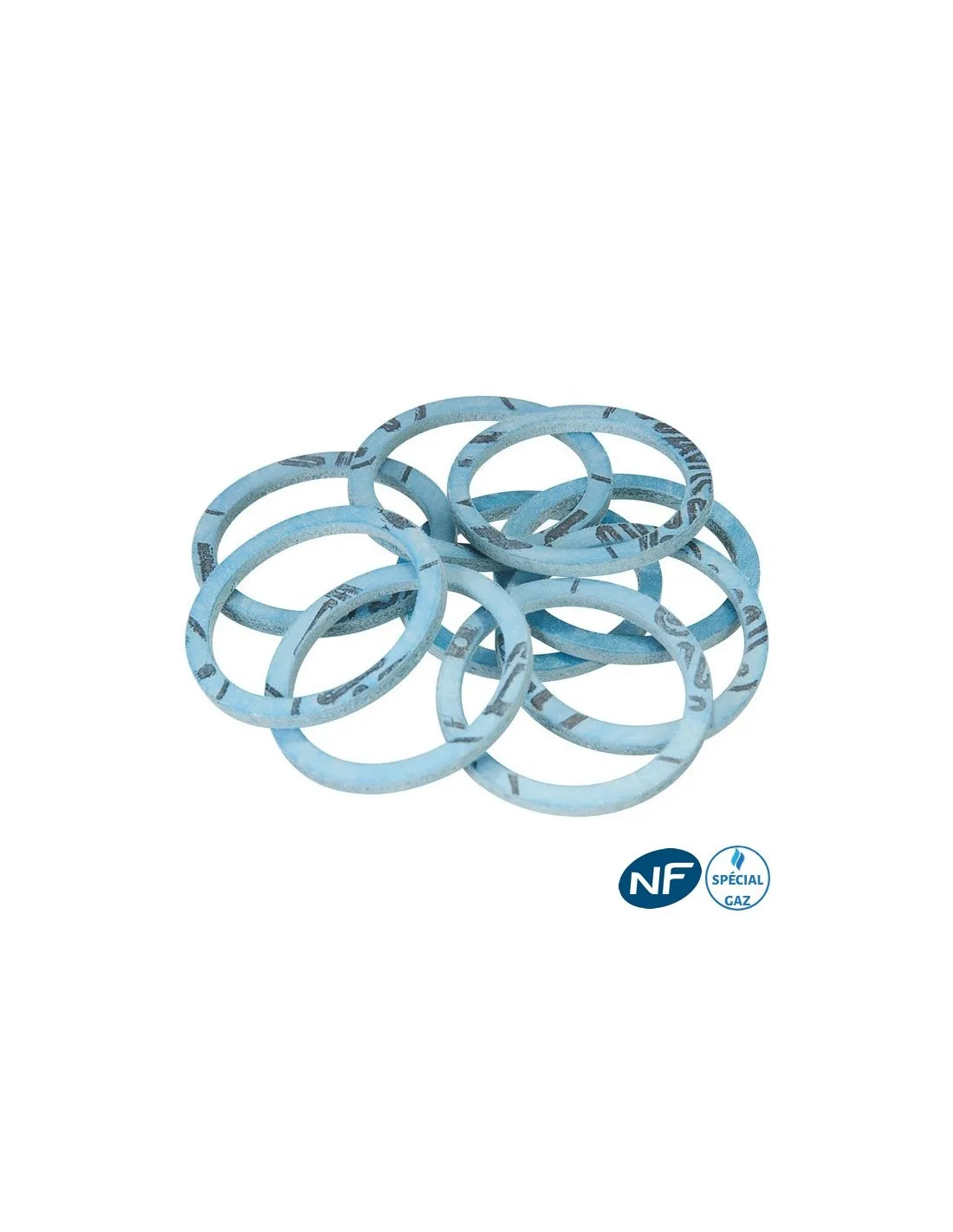 Joint Gaz JPG DN15 bleu aramide + NBR (pochette de 50)
