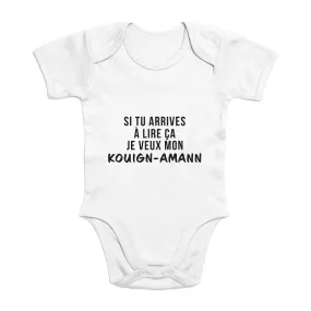 Kouign-amann - Body bébé - Bretagne - Coton éco - imprimé fr