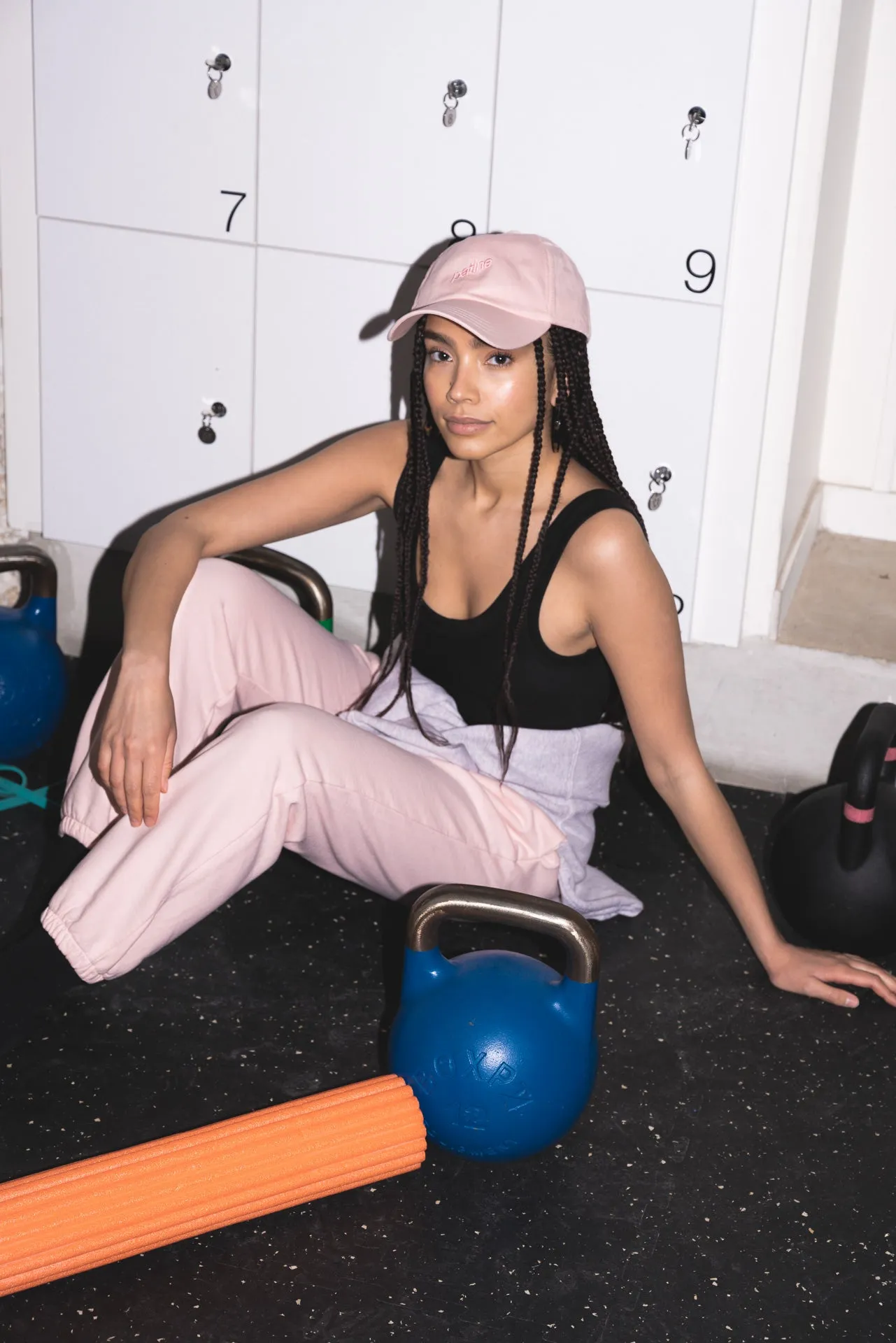 Le jogging Marty molleton bio-recyclé Rose Milkshake