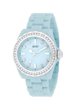 Liujo Like Montre Uniquement L'heure Bleu Ciel - Achetez À Prix Outlet!