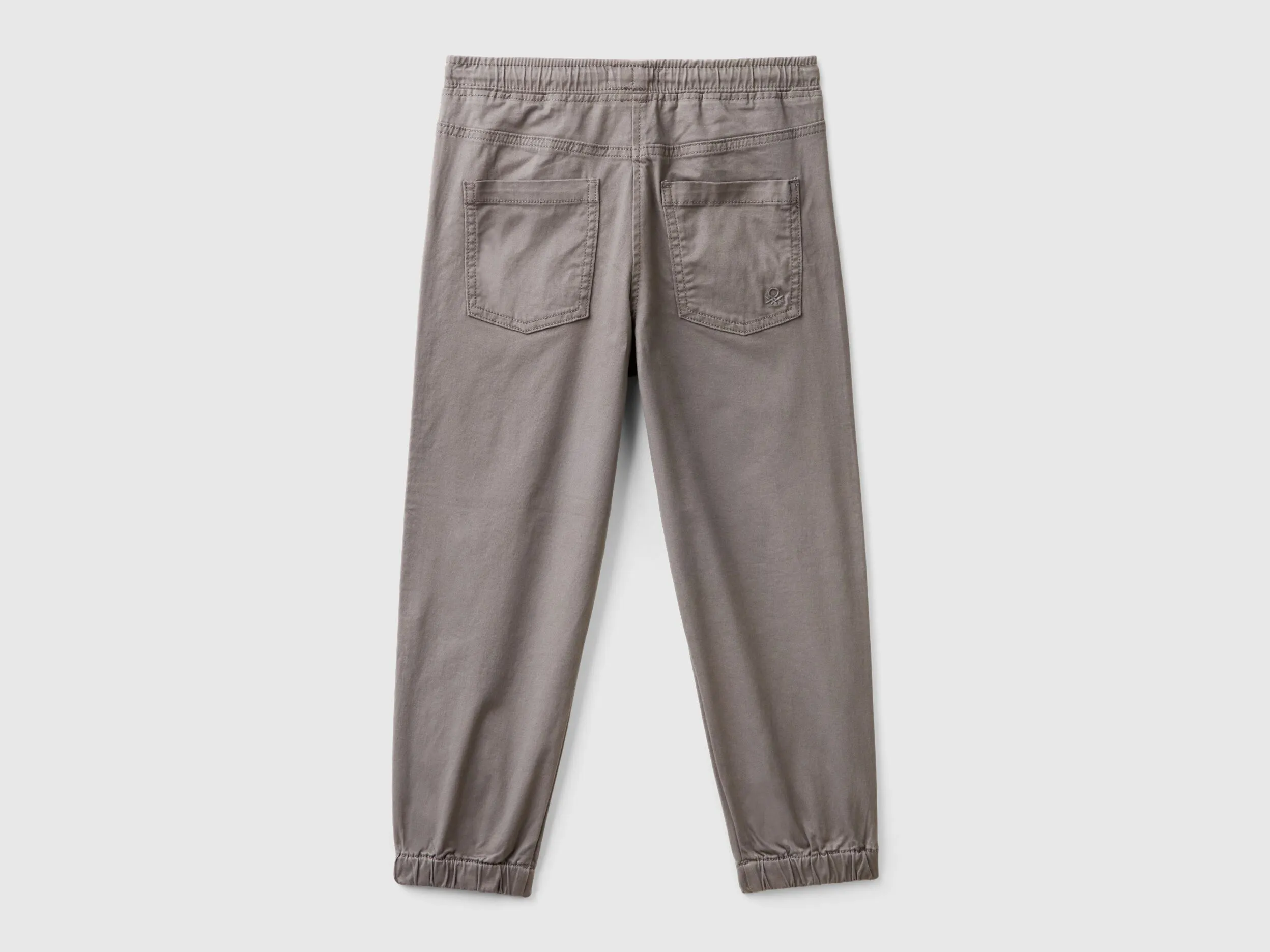 Pantalon de jogging en coton stretch avec coulisse