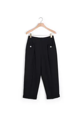 Pantalon taille haute