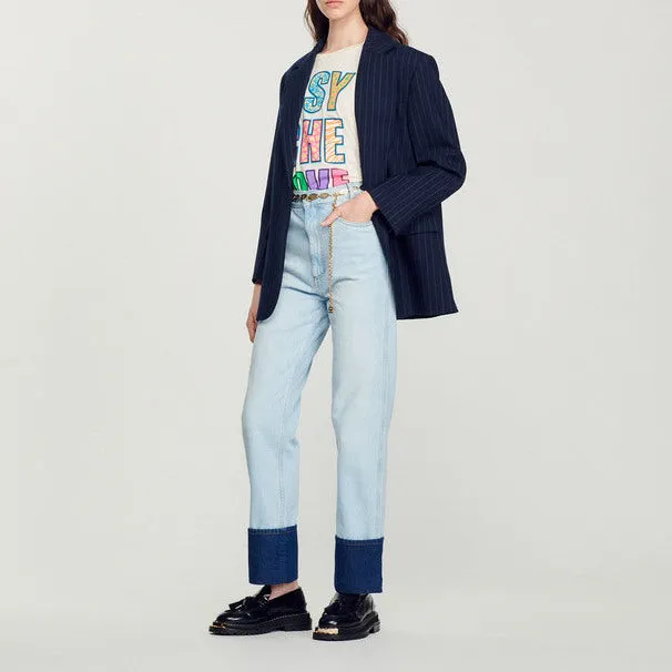Pantalon taille haute