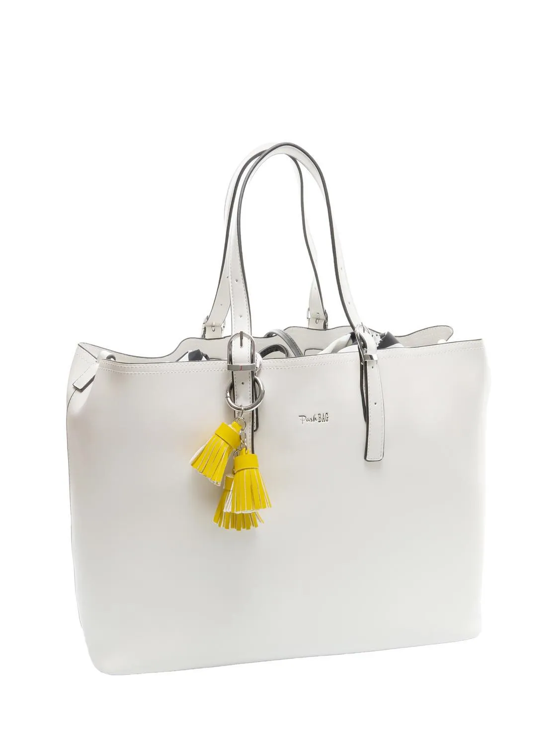 Pash Bag Keep Dreaming Sac Fourre-Tout Avec Écharpe Noir Blanc - Achetez À Prix Outlet!