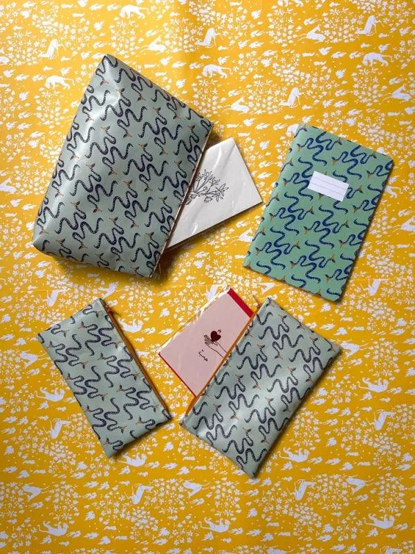 Pochette en toile imperméable - Happy Snake