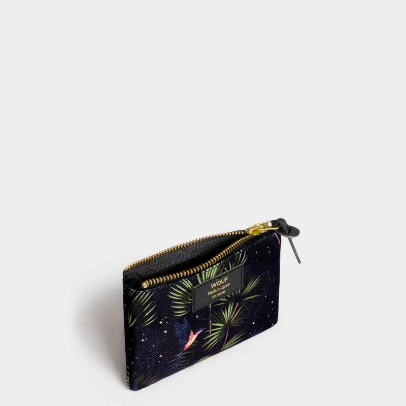 Pochette small Wou 14 cm Paradise - Motif tropical