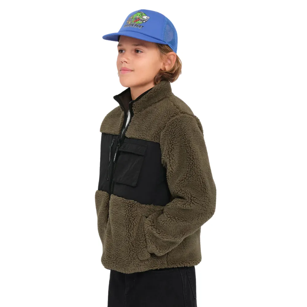 Polaire Storm Stone Zip Wintermoss Kids