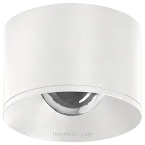 Puck L LED par Arkos Light White Surface | LeonLeds.com
