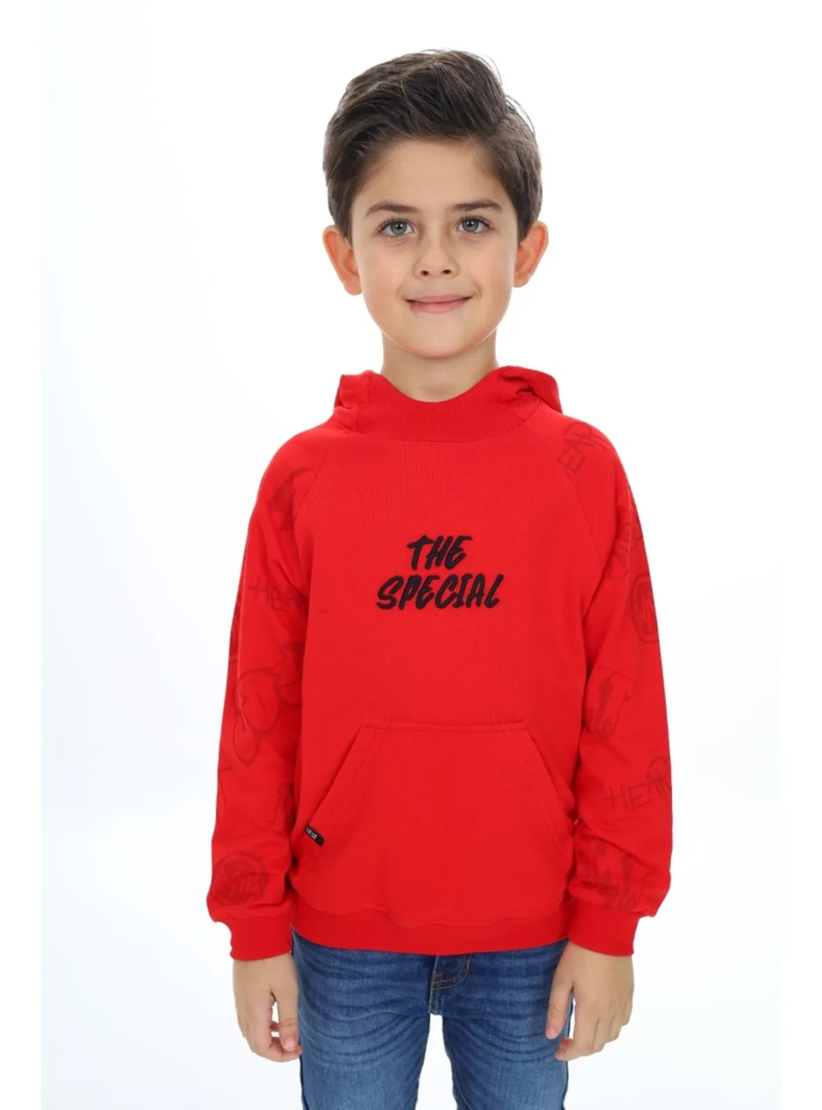 Red - Boys` Sweatshirt
