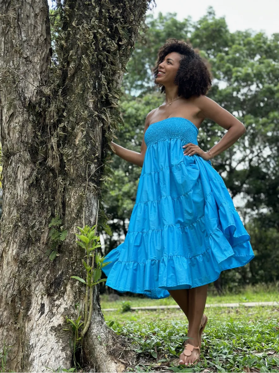 Robe coton Lys