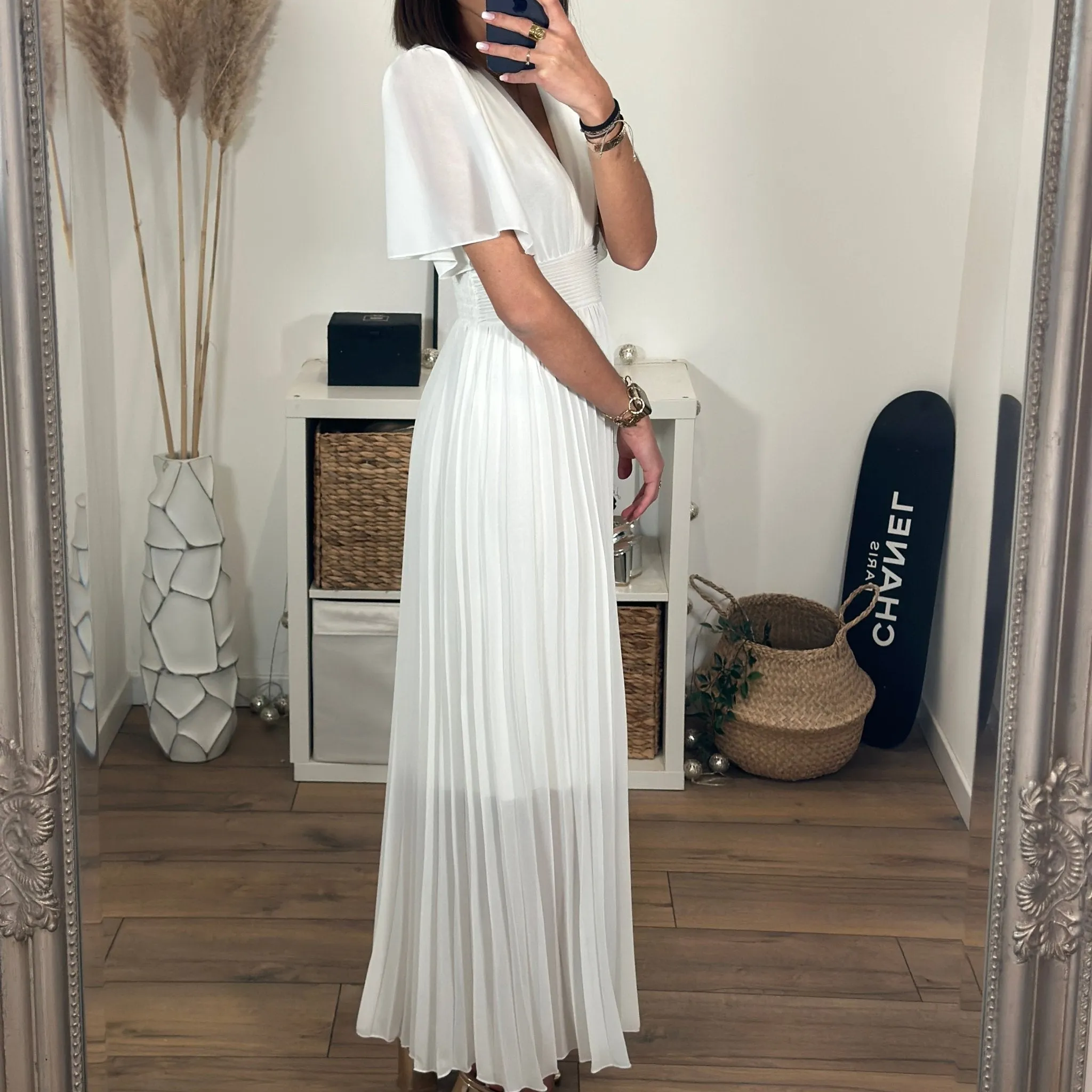 ROBE LONGUE BLANCHE KARENE