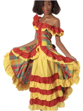 Robe Madras Rosa