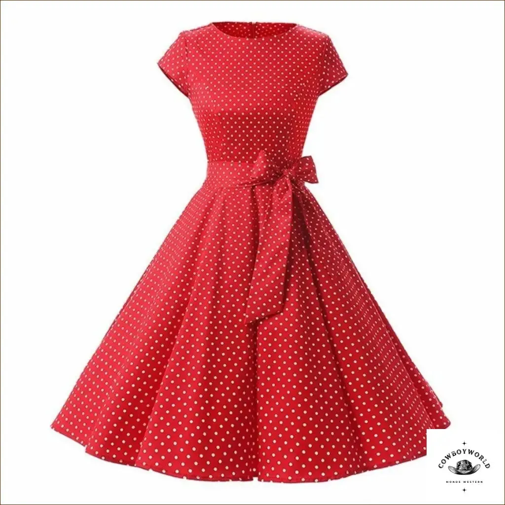 Robe Style Western Bleu Clair