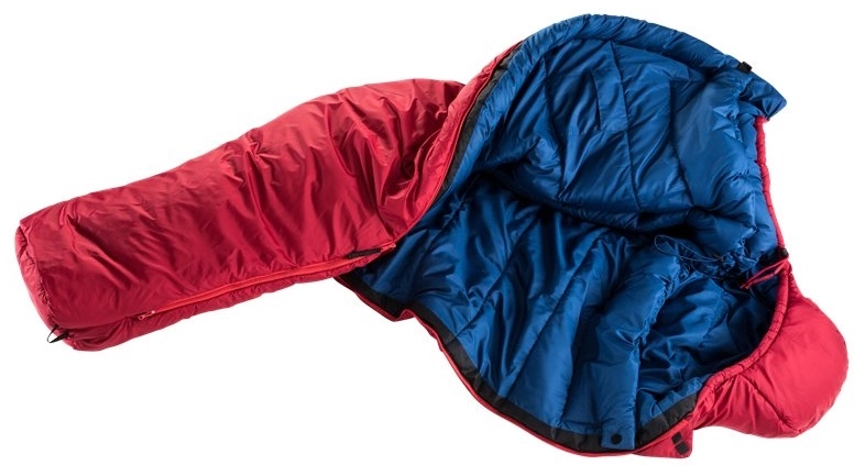 Sac de Couchage deuter Orbit 5G L Zip Right Cranberry Steel
