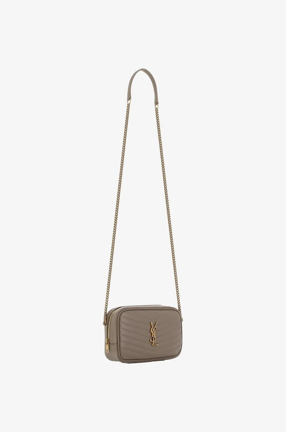 Sac porté épaule en cuir matelassé Lou Camera Mini