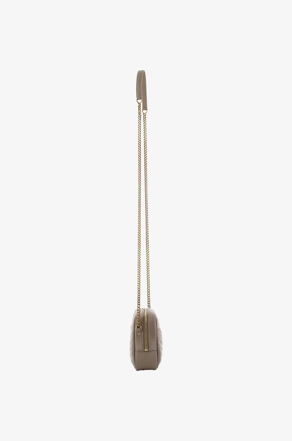 Sac porté épaule en cuir matelassé Lou Camera Mini