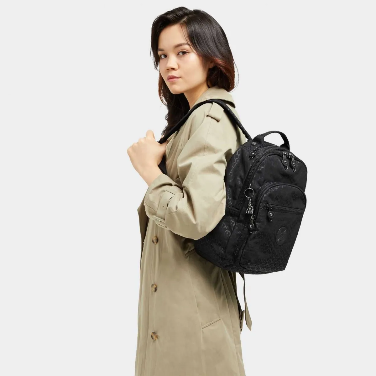 Sac à dos compartiment tablette Seoul S Kipling sur pecari