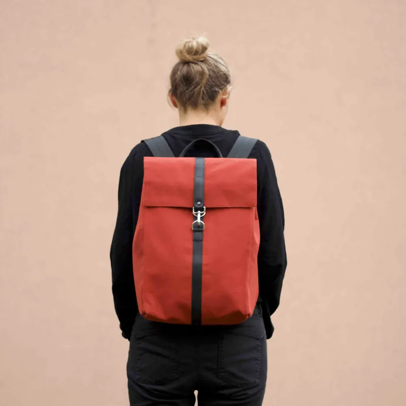 Sac à dos français - terracotta - SAINT LAZARE - Marques de France