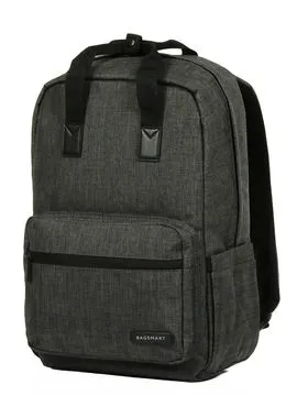 Sac à dos ordinateur Bagsmart Commuter 15.6 pouces  Double poignée Gris Foncé  BM0140004A001  BM0140004A001